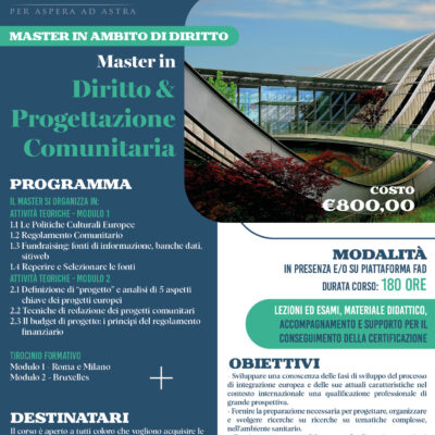 MASTER-Diritto&Progettazione