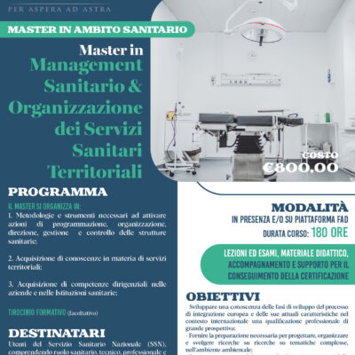 MASTER-ManagementSanitario