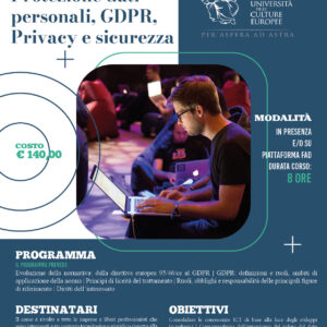 Protezione dati personali, GDPR, Privacy e sicurezza